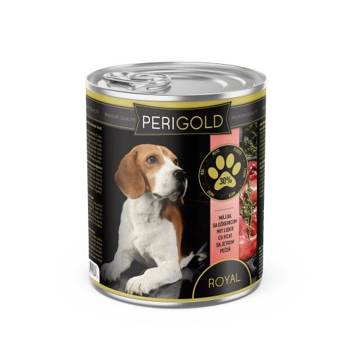 Perigold Royal kutyakonzerv - májas íz, 415 g