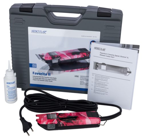 Favorita II kisállatnyíró gép - rózsaszín, 230V