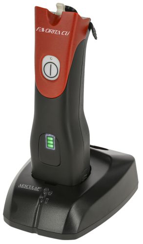 Aesculap Favorita Cli vezeték nélküli nyírógép kisállatokhoz - piros, 1 akkus