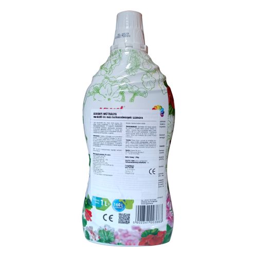 Ásványi műtrágya muskátlihoz és balkonnövényekhez 1L