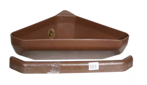 OK Plast saroketető - törésálló műanyag, barna, 21 literes