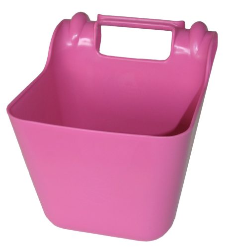 OK Plast akasztós etető - törésálló műanyag, rózsaszín, 13,5 literes