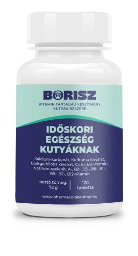 Borisz időskori egészség kutyáknak - vitamin (120 db/doboz)
