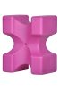 Kitörő Cavaletti block X - 38 x 31 x 22, pink