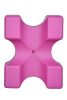 Kitörő Cavaletti block X - 38 x 31 x 22, pink