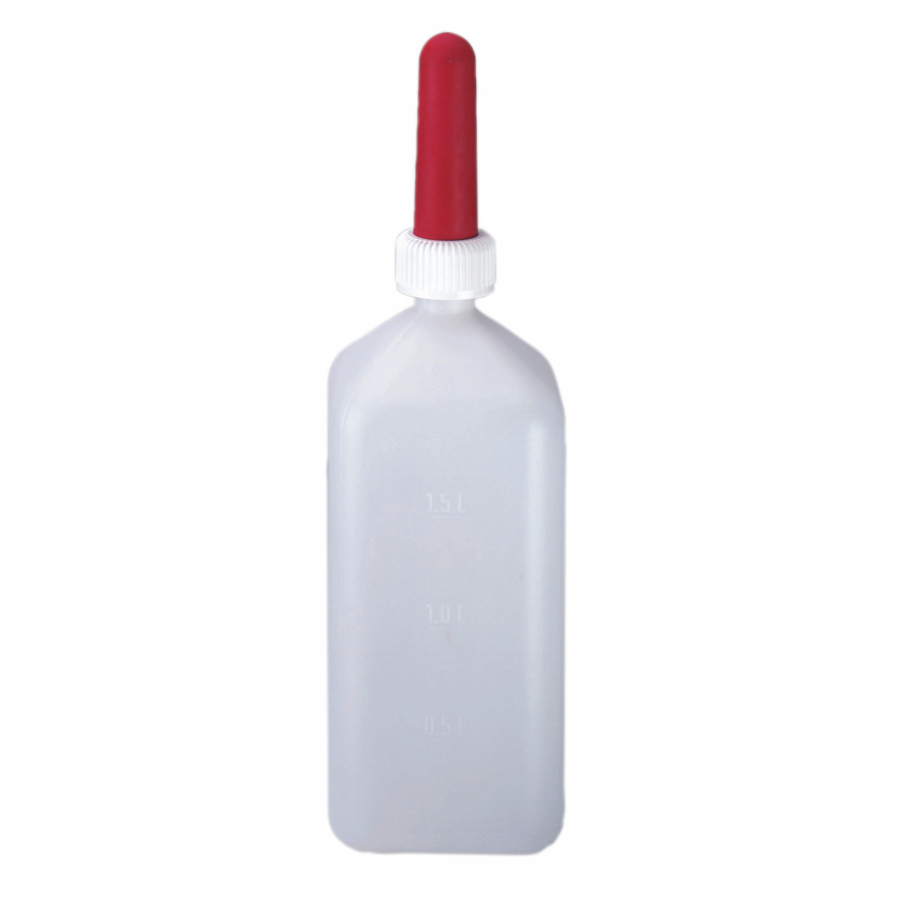 Borjúitató palack - műanyag, szögletes, 2 literes