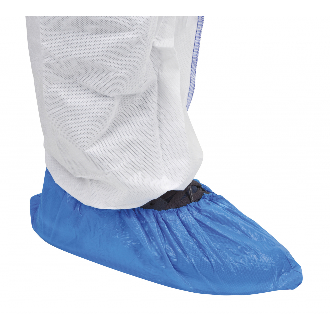 Egyszerhasználatos cipővédő - kék, 100 db / csomag
