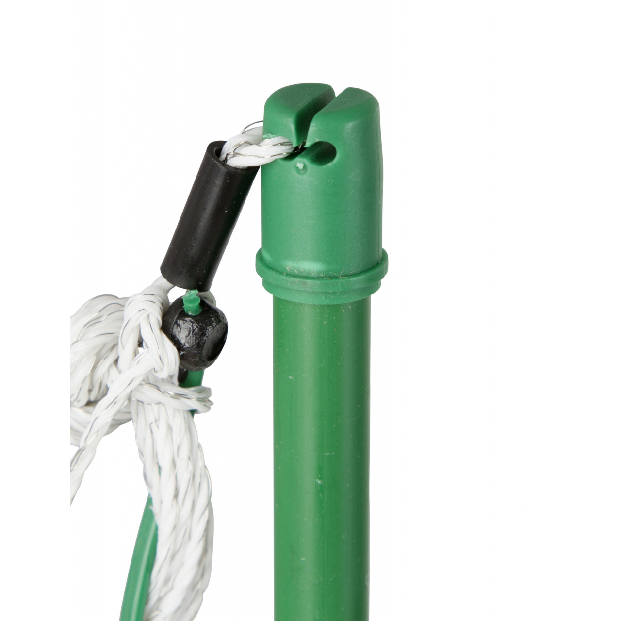 Tartalék karó villanypásztor hálóhoz - zöld, 90 cm, dupla leszúró tüskével