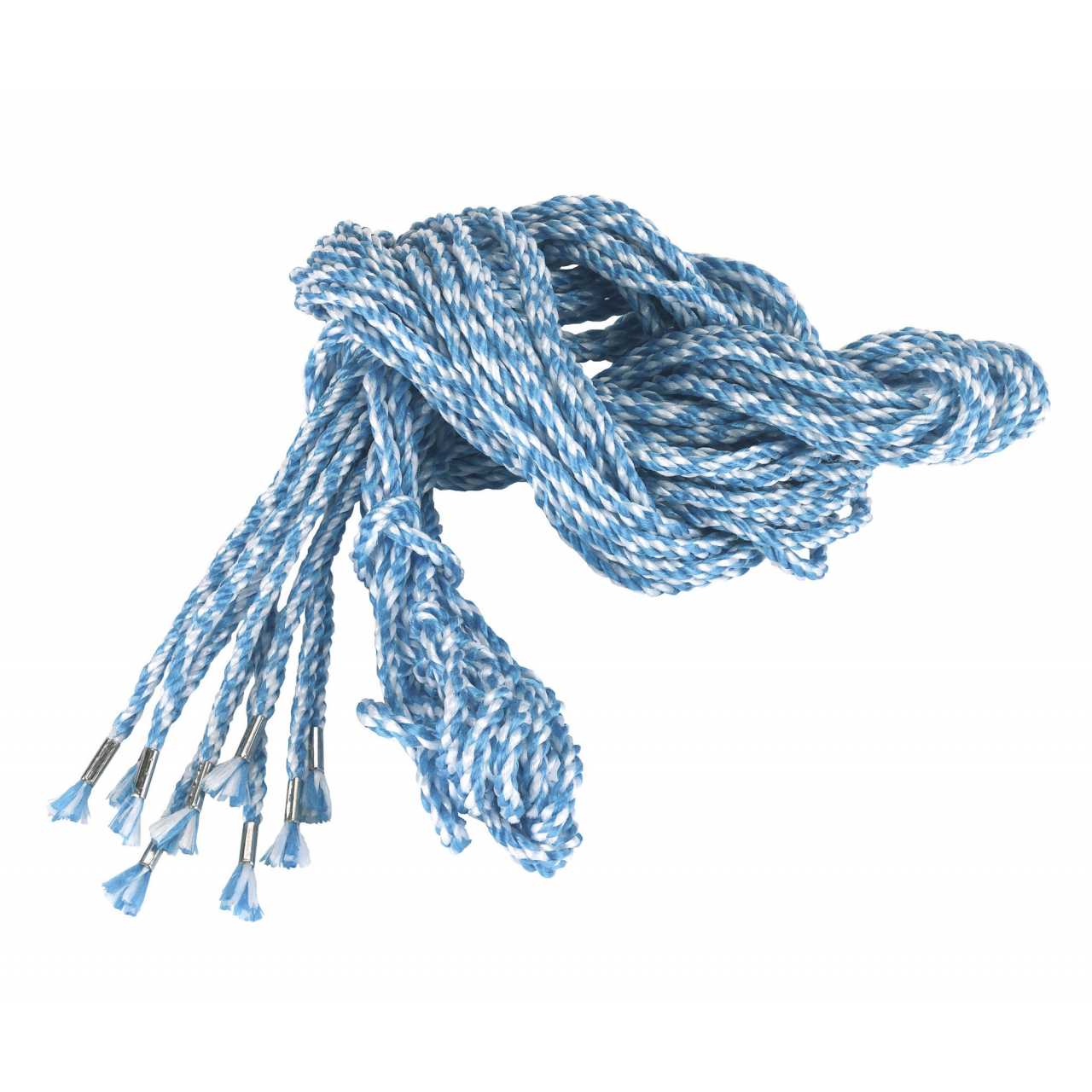 Állás kötél - kék/fehér, 2,5m, 10 db