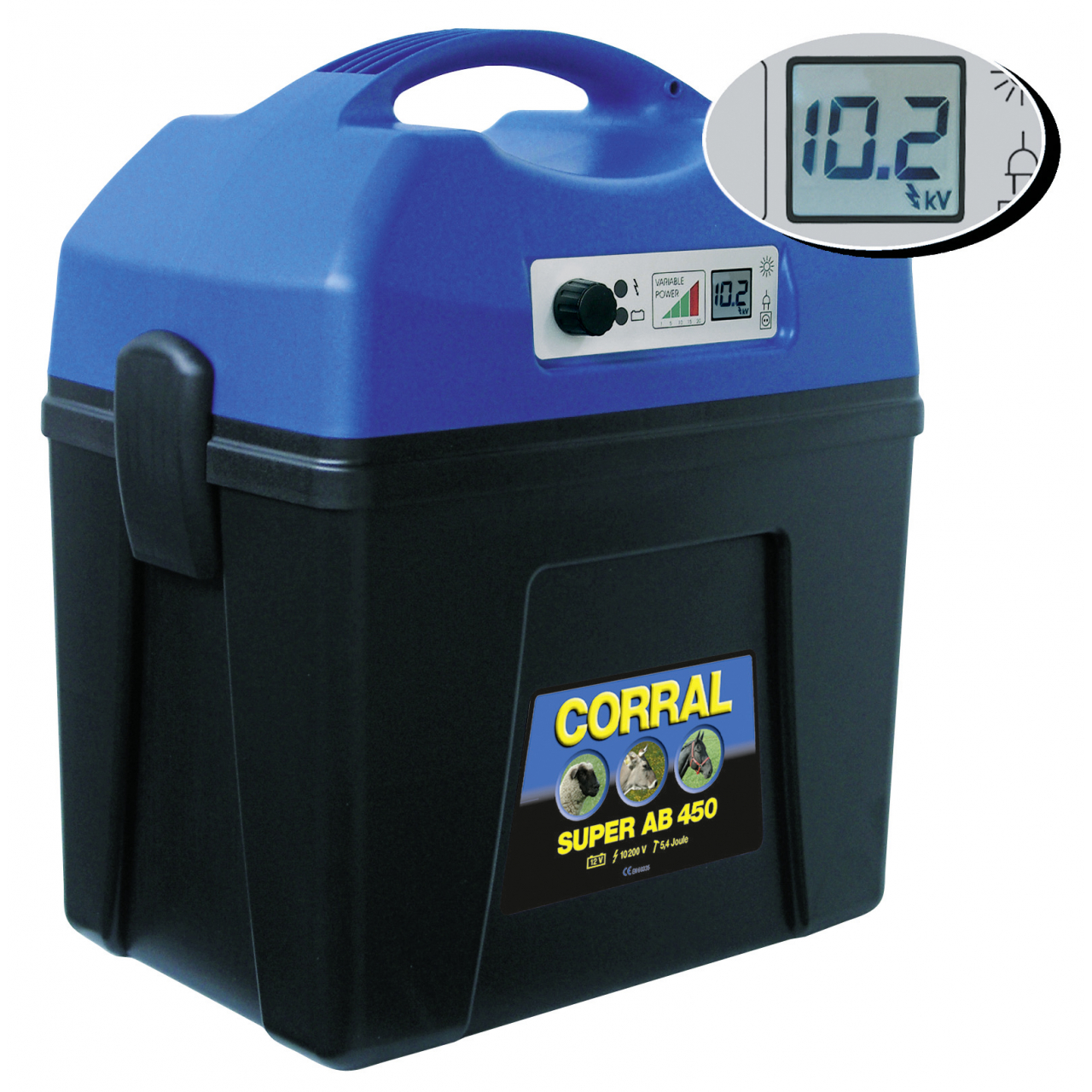 Corral Super AB 450 Digitális Villanypásztor Készülék 12 V - 5,4 J