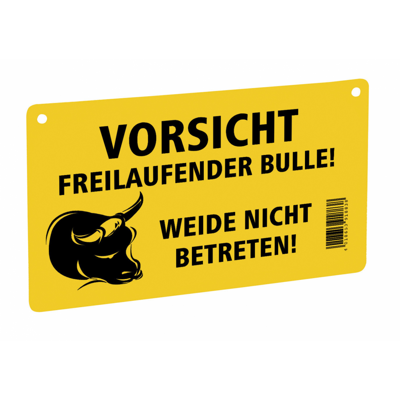 Figyelmeztető táblák Figyelmeztető tábla - Szabadon tartott bika