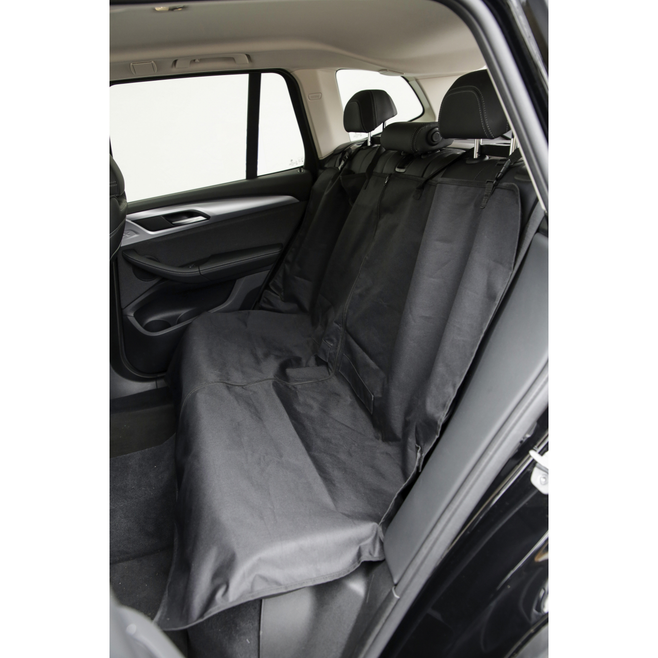 Védőtakaró autóba - fekete, hátsó ülésre