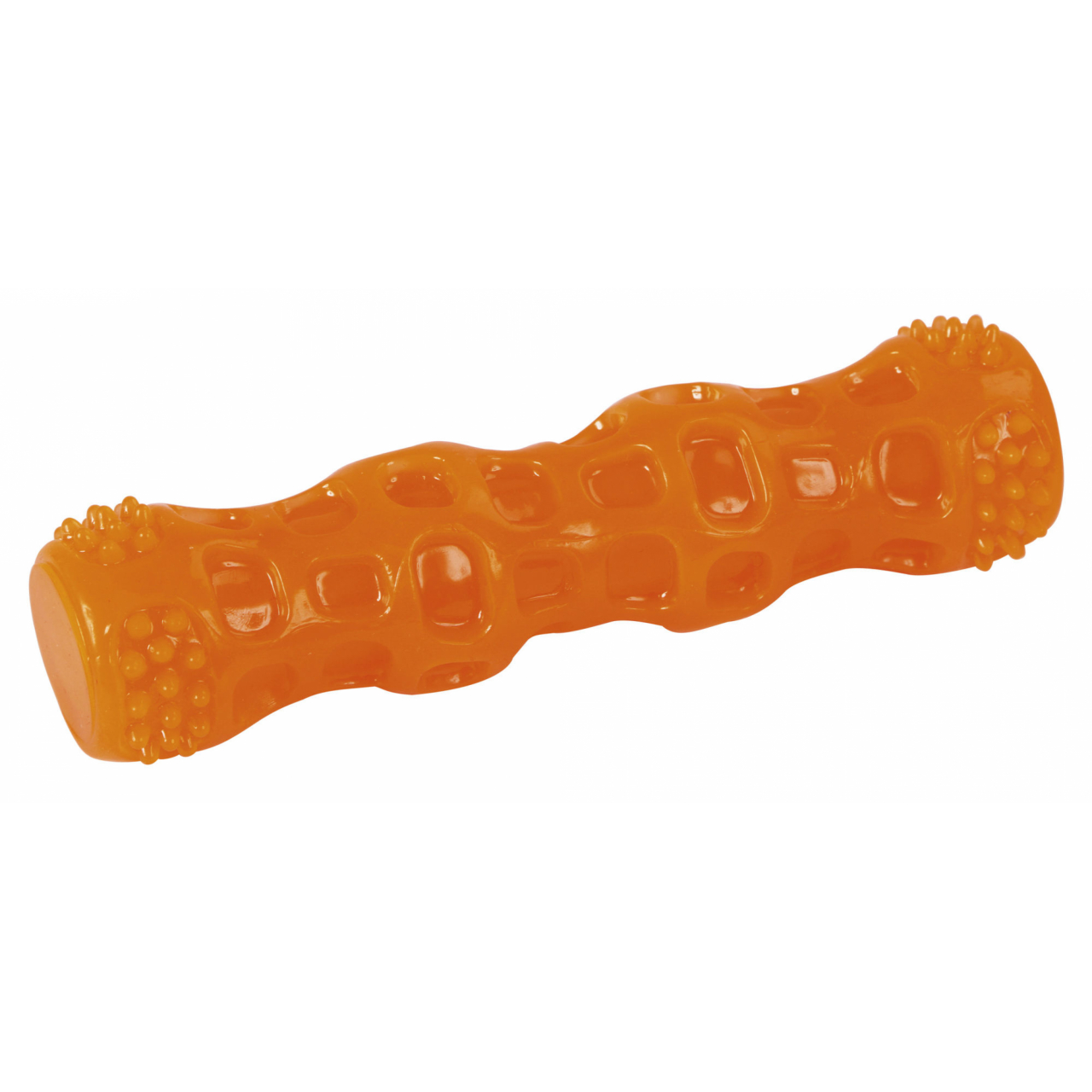 ToyFastic csipogó bot kutyáknak - narancssárga, 18 x 4 cm