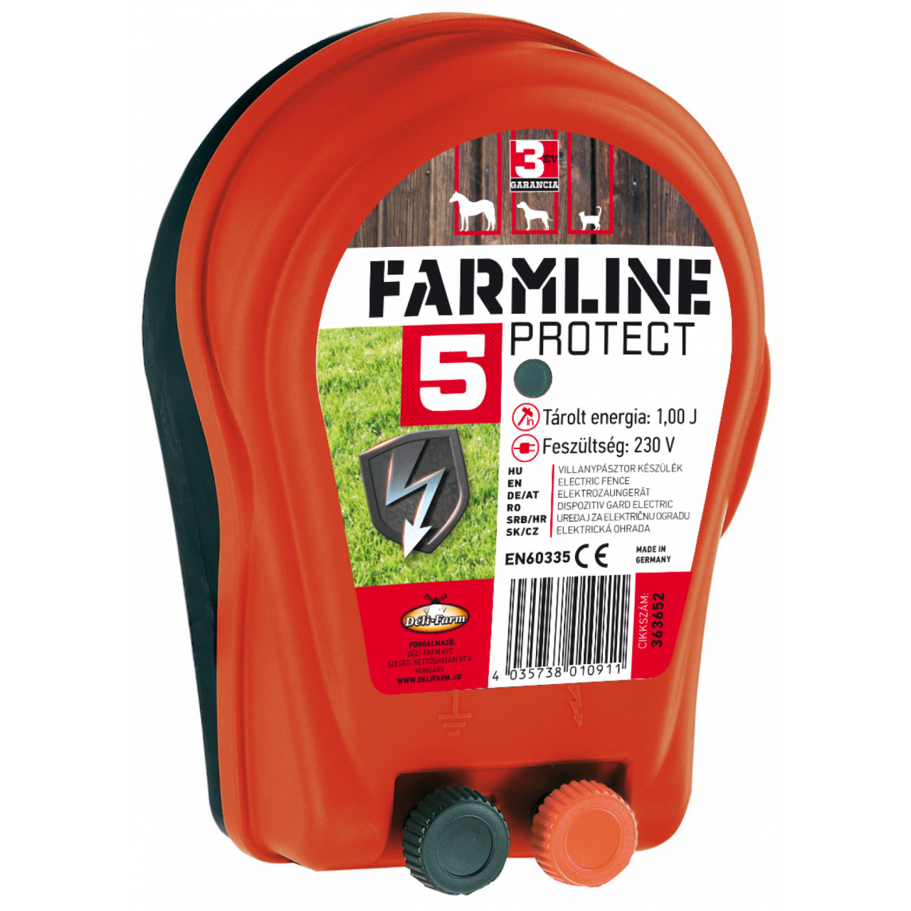 FarmLine Protect 5 villanypásztor készülék - 230 V, 1 J