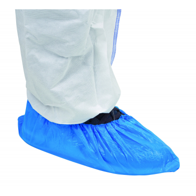 Egyszerhasználatos cipővédő - kék, 100 db / csomag