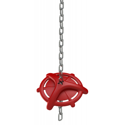 Harapógyűrű malacoknak - 75 cm-es függesztőlánccal