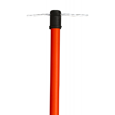 AKO TopLine Villanypásztor juhháló, narancs/fehér, 50 m x 90 cm, egy leszúró tüskével