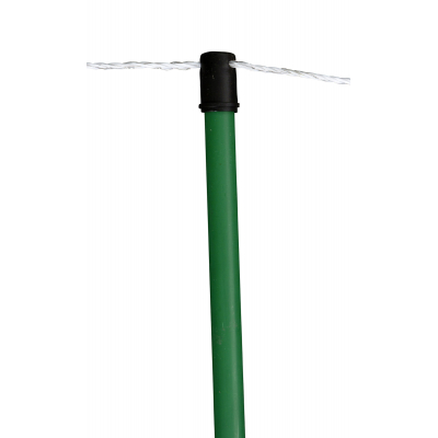 Tartalék karó villanypásztor hálóhoz - zöld, 108 cm, dupla leszúró tüskével