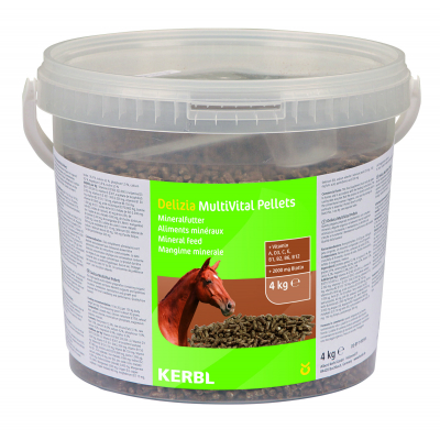 Delizia MultiVital pellet, komplex vitaminkészítmény lovaknak - 4 kg