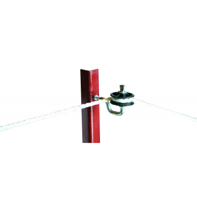 Metrikus menetes sarokszigetelő villanypásztor vezetékhez és kötélhez - 25 db/cs