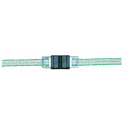AKO Litzclip® villanypásztor szalagtoldó - max. 12,5 mm széles szalaghoz, horganyzott, 5 db/cs