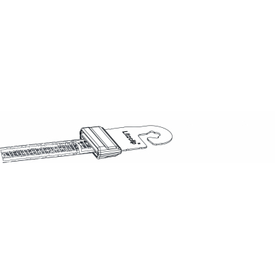 Villanypásztor kapufogó Litzclip® szalagösszekötővel - 20 mm-es szalaghoz