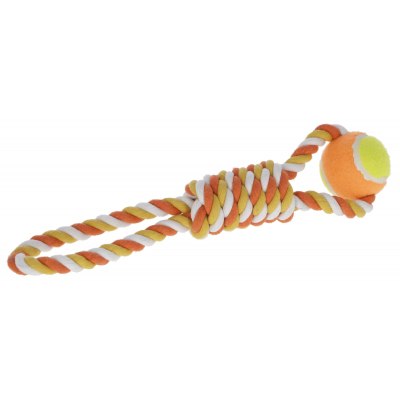 Teniszlabda kötélen - narancssárga, 37 cm
