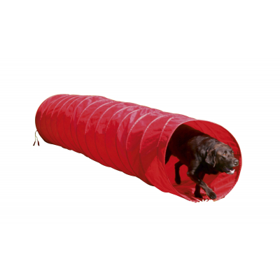 Agility kutya alagút - piros, 5 m, 60 cm